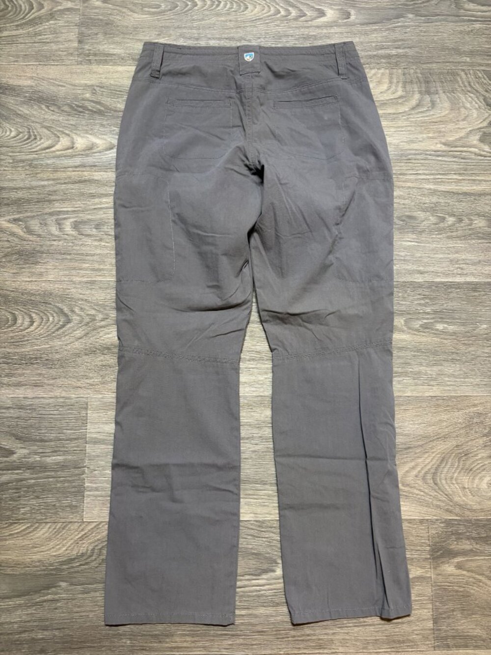 KUHL Spire Roll Up Pants Gray 6 Short Stretch Pockets UPF50 Hiking Outdoors Dura